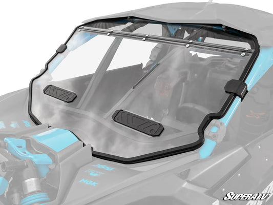 SuperATV Can-Am Maverick X3 Vented Full Windshield with intrusion bars